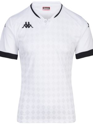KAPPA4FOOTBALL BOFI - Active Jerseys - Polo Shirt - Man - WHITE-BLACK