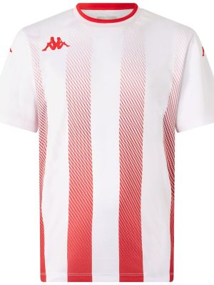 KAPPA4FOOTBALL BUGO - Active Jerseys - Shirt - Man - WHITE-RED