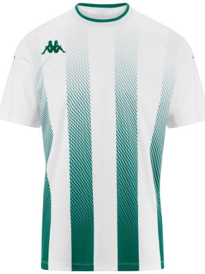 KAPPA4FOOTBALL BUGO - Active Jerseys - Shirt - Man - WHITE-GREEN