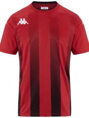 KAPPA4FOOTBALL BUGO - Active Jerseys - Shirt - Man - RED CHINESE-BLACK