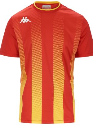 KAPPA4FOOTBALL BUGO - Active Jerseys - Shirt - Man - RED-YELLOW CHROME