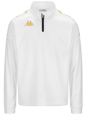 KAPPA4FOOTBALL GASSOLO - Fleece - Jumper - Man - WHITE