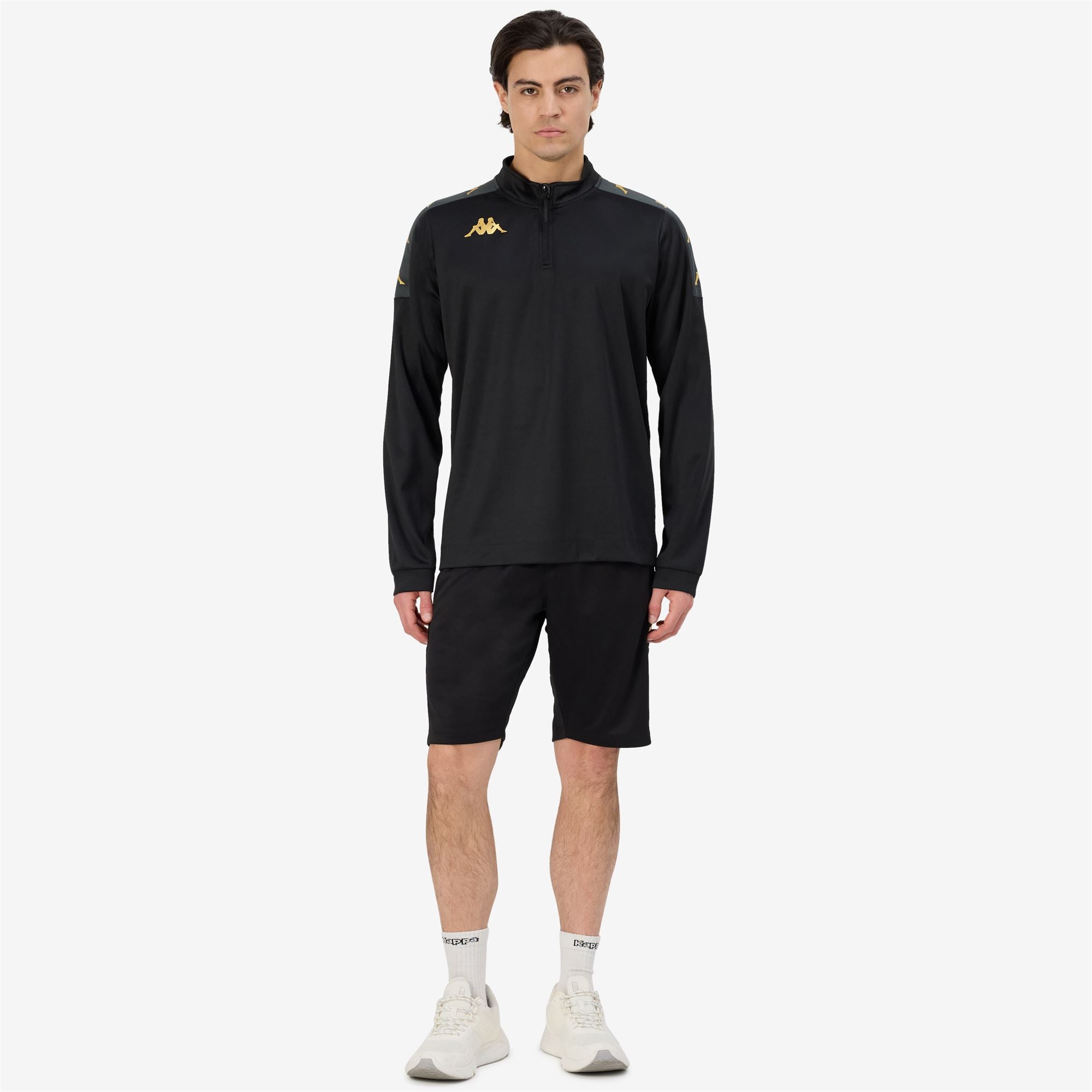 KAPPA4FOOTBALL GASSOLO - Fleece - Jumper - Man - BLACK-GREY DK - Image 7