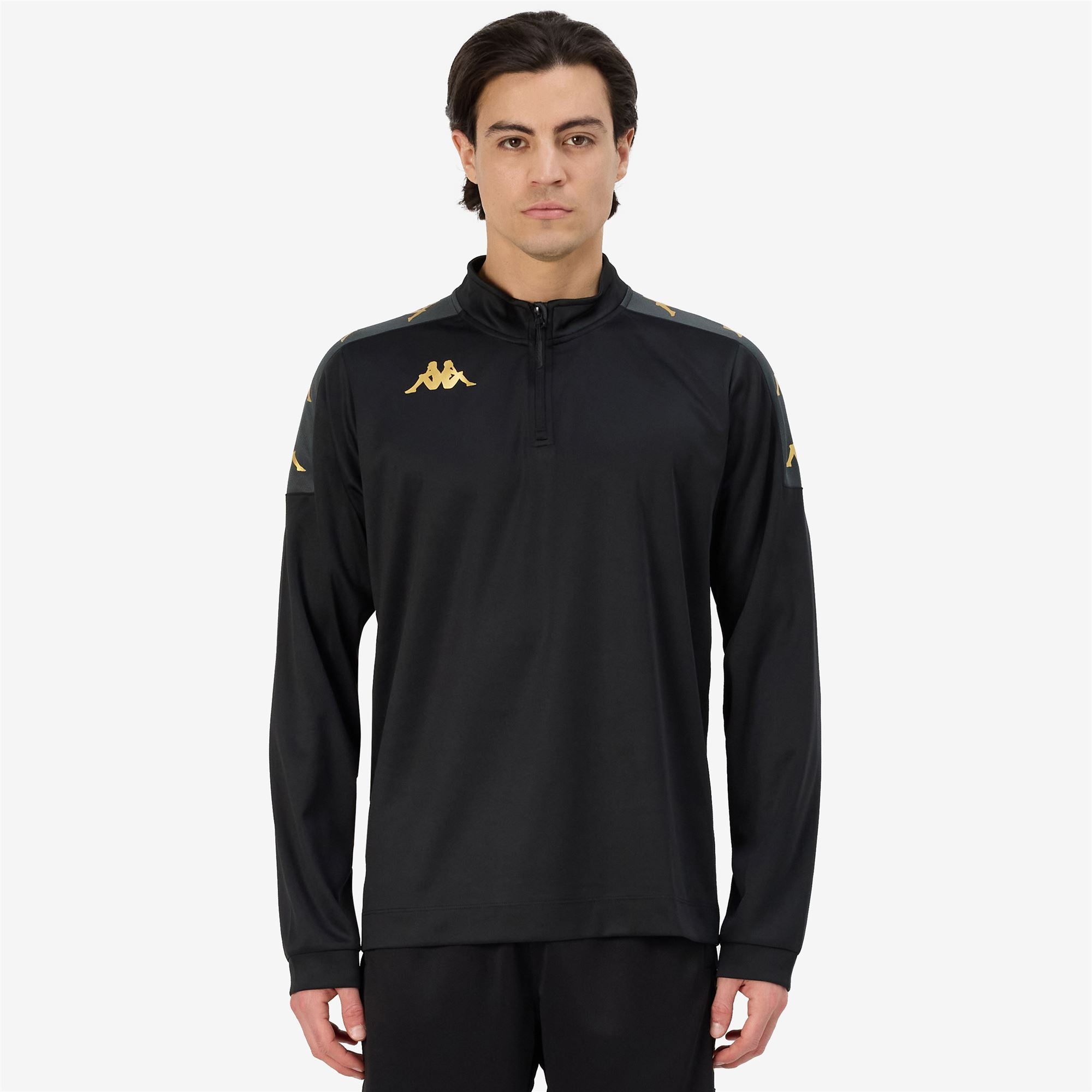 KAPPA4FOOTBALL GASSOLO - Fleece - Jumper - Man - BLACK-GREY DK - Image 4