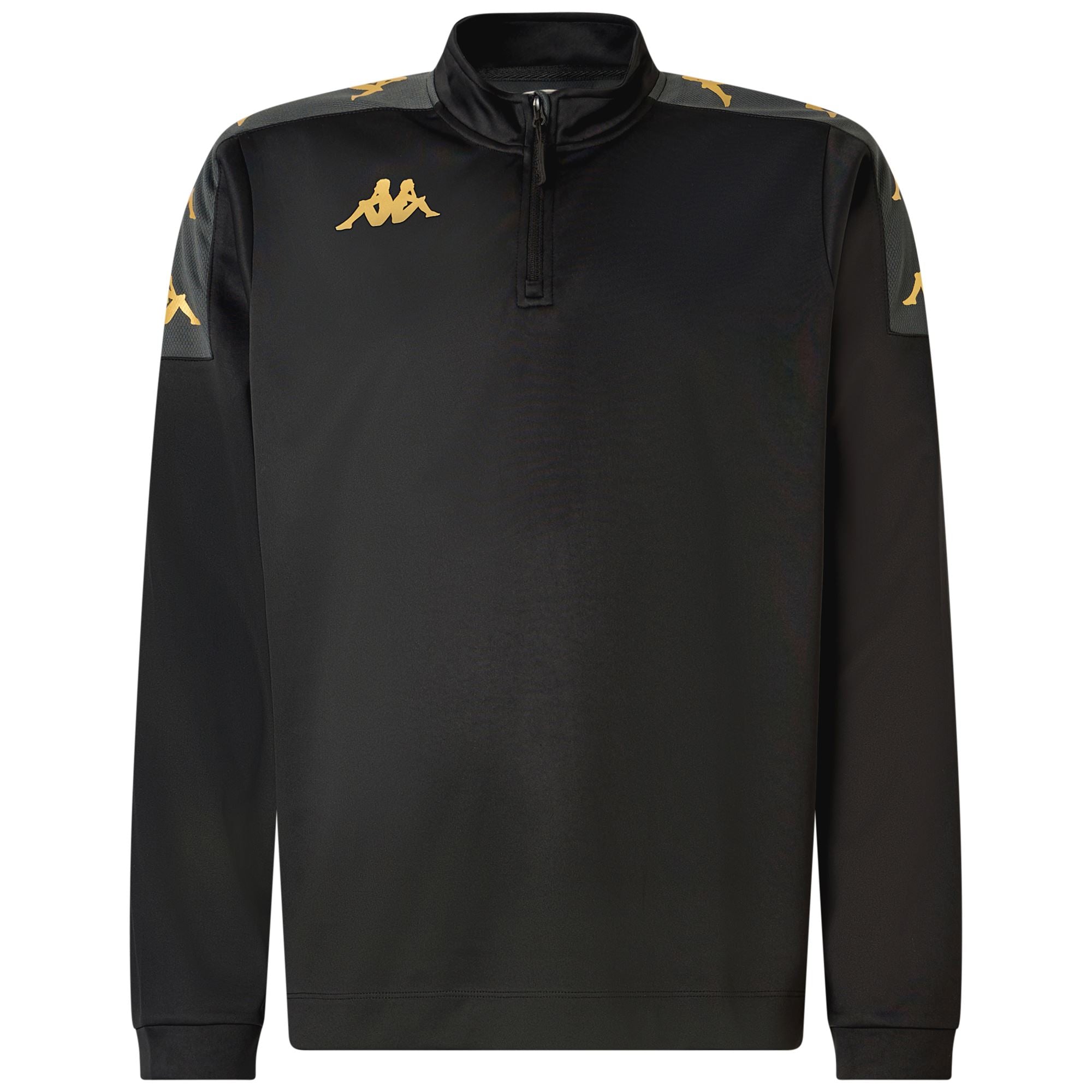 KAPPA4FOOTBALL GASSOLO - Fleece - Jumper - Man - BLACK-GREY DK