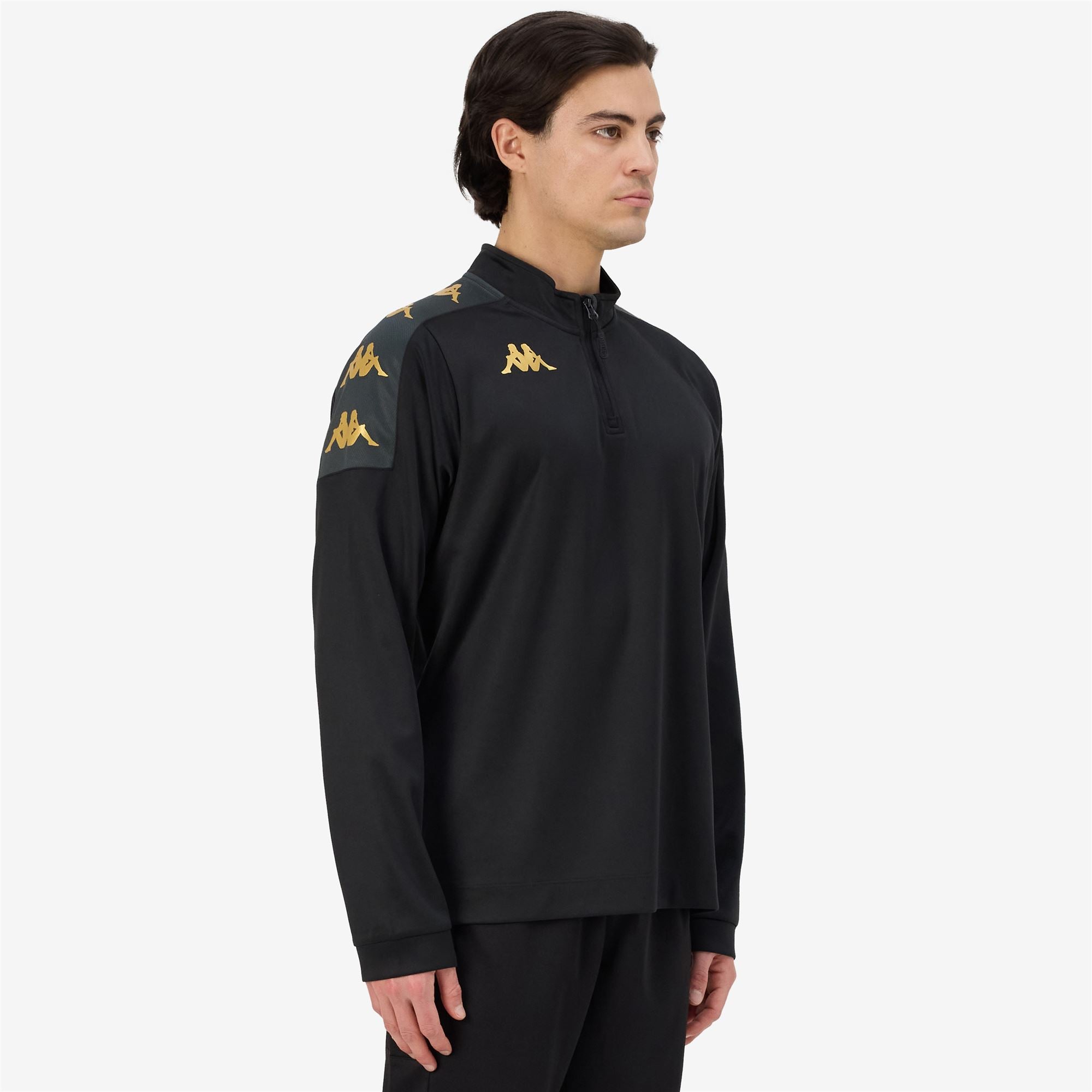 KAPPA4FOOTBALL GASSOLO - Fleece - Jumper - Man - BLACK-GREY DK - Image 5