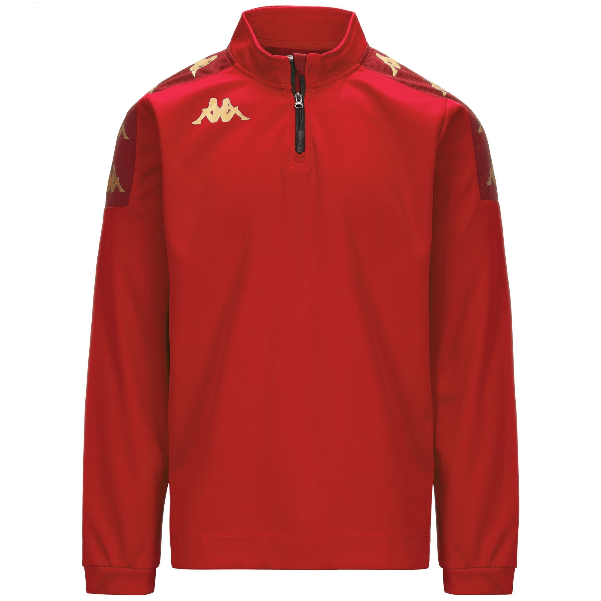 KAPPA4FOOTBALL GASSOLO - Fleece - Jumper - Man - RED-RED DK DAHLIA