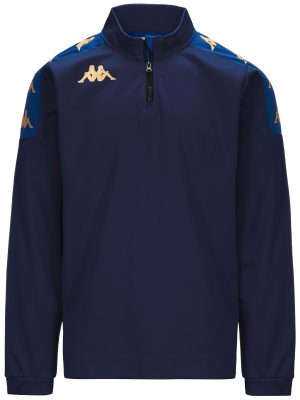 KAPPA4FOOTBALL GASSOLO - Fleece - Jumper - Man - BLUE MARINE-BLUE MD COBALT