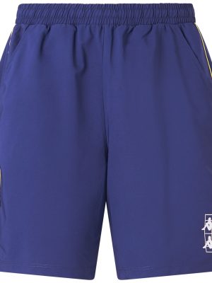 KOMBAT   PADEL FIVIO - Shorts - Sport  Shorts - Man - BLUE TWILIGHT-YELLOW LT SULPHUR