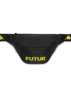 TECHNO KFF - Bags - Waist  Bag - Unisex - BLACK-YELLOW BLAZING