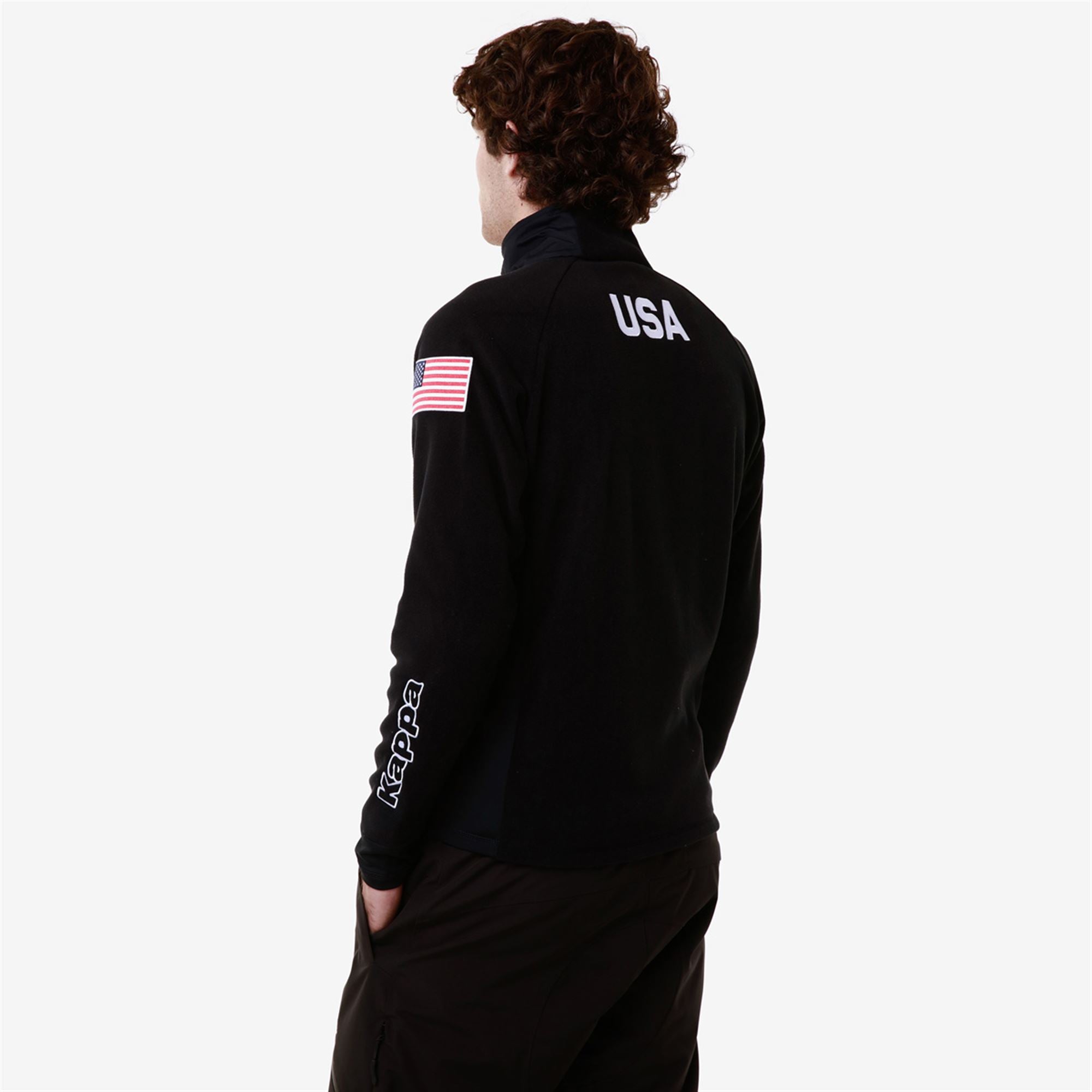 6CENTO 687G US - Fleece - Jacket - Man - BLUE DK NAVY-WHITE MILK-RED-BLUE DK - Image 4