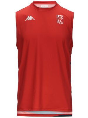 KOMBAT DRIDEG US - T-ShirtsTop - Tank - Man - RED-BLUE DK NAVY