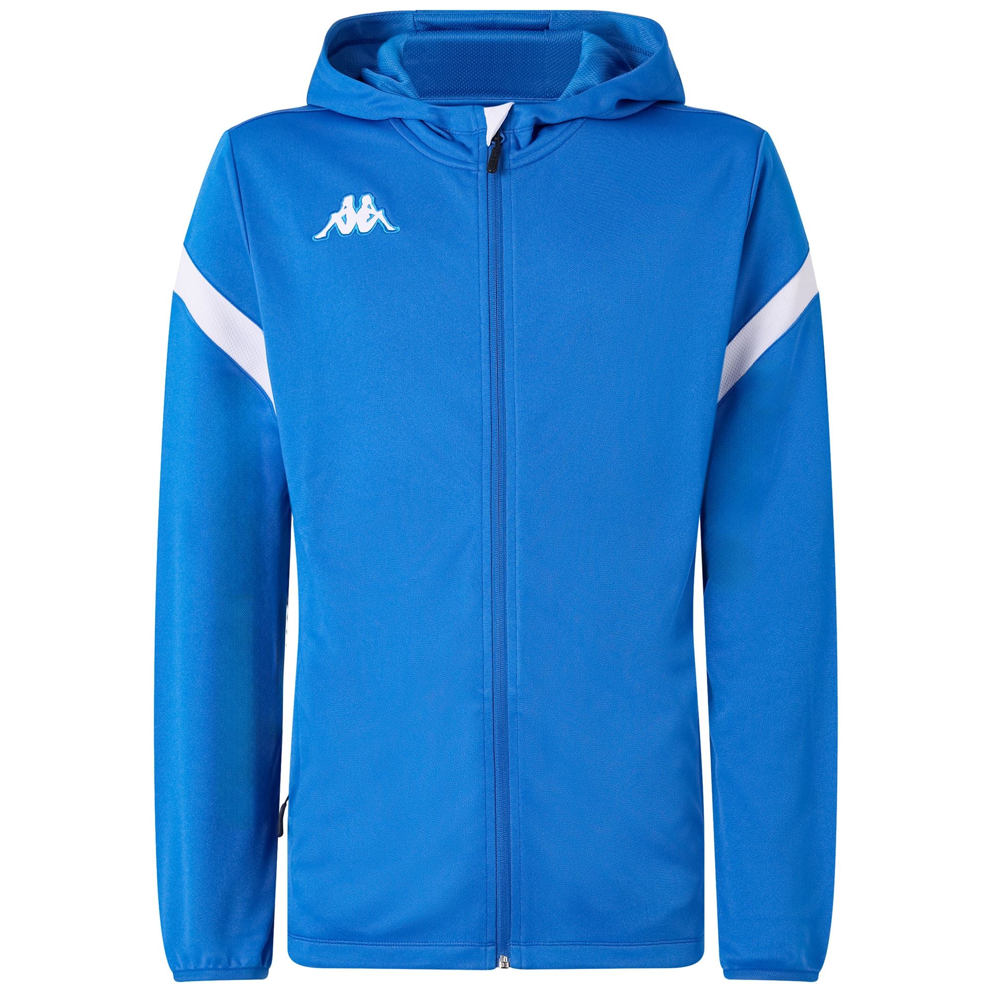 KAPPA4FOOTBALL DOLVE - Fleece - Hoodie Full Zip - Man - BLUE SAPPHIRE-WHITE