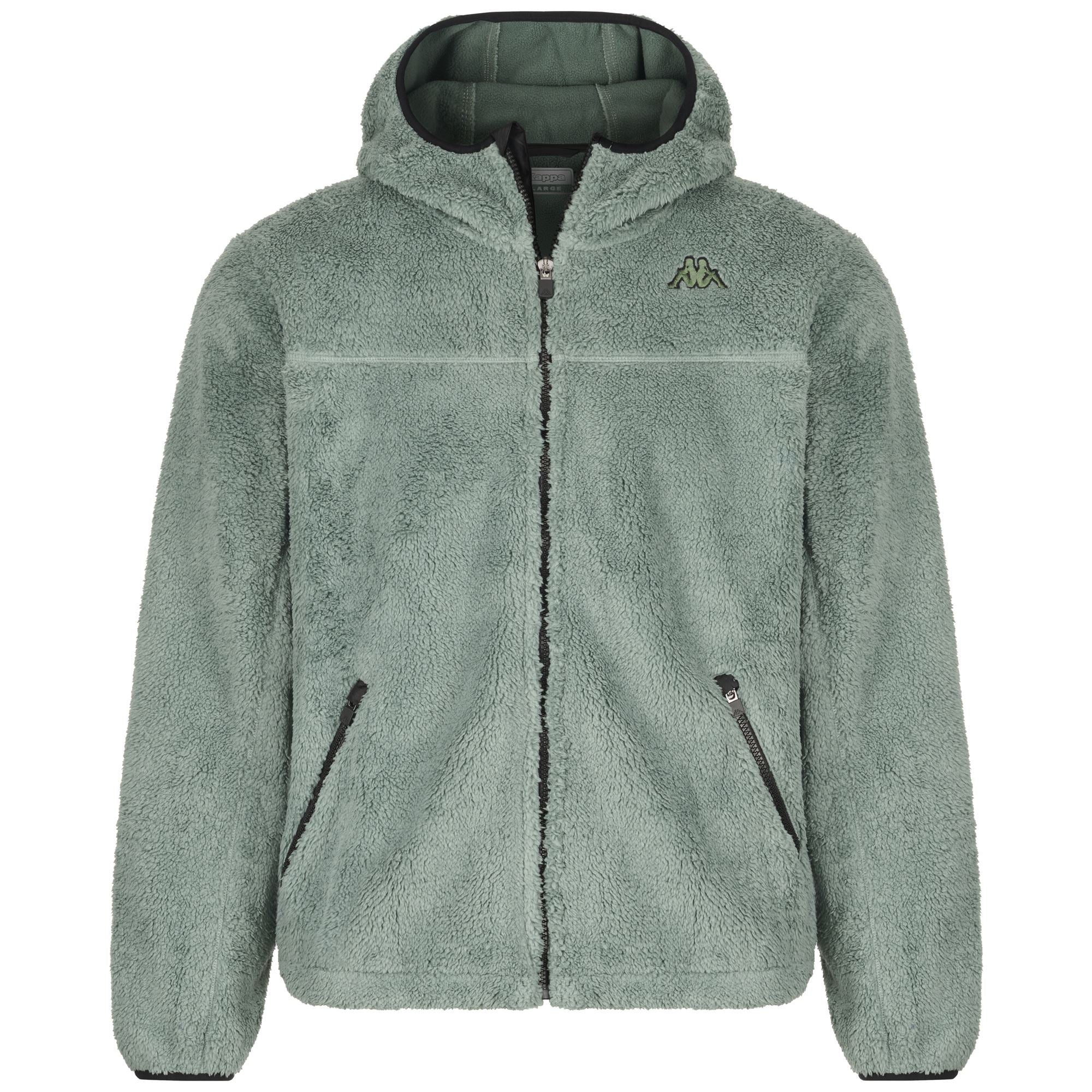 LOGO LUI SHERPA - Fleece - Jacket - Man - GREEN DUCK