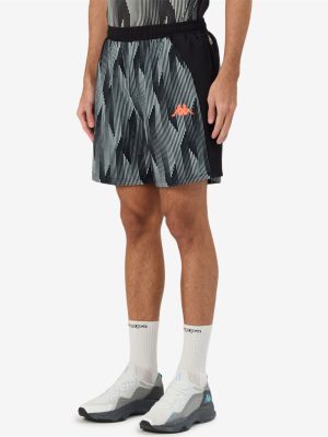 KOMBAT GELMON - Shorts - Sport Shorts - Man - BLACK-GREY BEAUTY-GREY BARELY