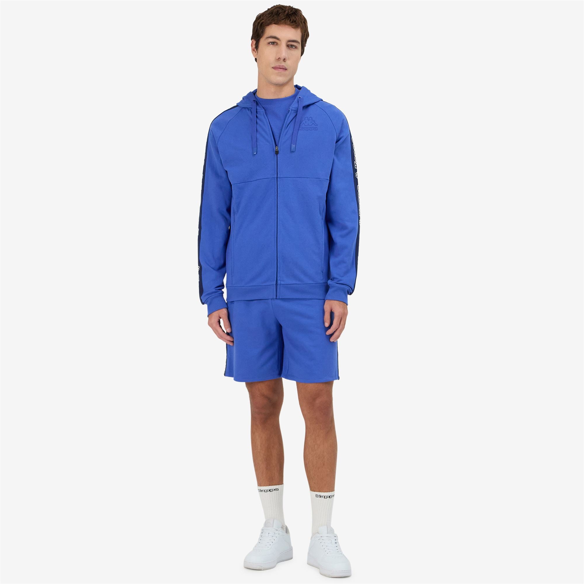LOGO TAPE GIMELO - Fleece - Jacket - Man - BLUE ROYAL - Image 7