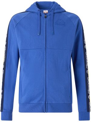 LOGO TAPE GIMELO - Fleece - Jacket - Man - BLUE ROYAL