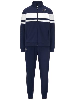 LOGO GOPPIO - Sport Suits - TRACKSUIT - Man - BLUE MARINE-WHITE