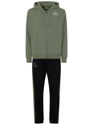 LOGO GLOMERI - Sport Suits - TRACKSUIT - Man - GREEN OLIVINE-BLACK