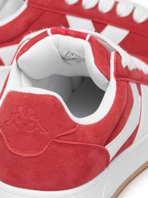 LOGO MARLON - Sneakers - Low Cut - Unisex - RED-WHITE