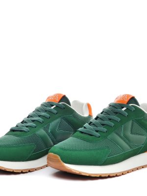 LOGO MARTIN - Sneakers - Low Cut - Unisex - GREEN EDEN-ORANGE