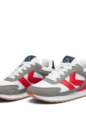 LOGO MARTIN - Sneakers - Low Cut - Unisex - WHITE-GREY BISE-RED-BLUE MARINE