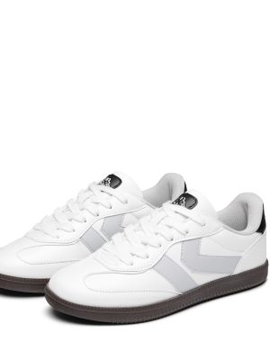 LOGO    MARKER - Sneakers - Low Cut - Unisex - WHITE-BLACK