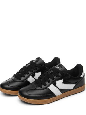 LOGO    MARKER - Sneakers - Low Cut - Unisex - BLACK-WHITE