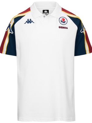 REMETET GENOA - Polo Shirts - Polo - Man - WHITE-BLUE DK-RED DK-YELLOW