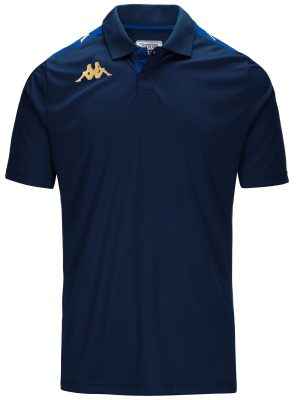 KAPPA4FOOTBALL GHIOLO - Polo Shirts - Polo - Man - BLUE MARINE-BLUE MD COBALT