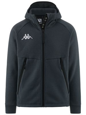 6CENTO 635W - Fleece - Jacket - Man - GREY ASPHALT-BLACK