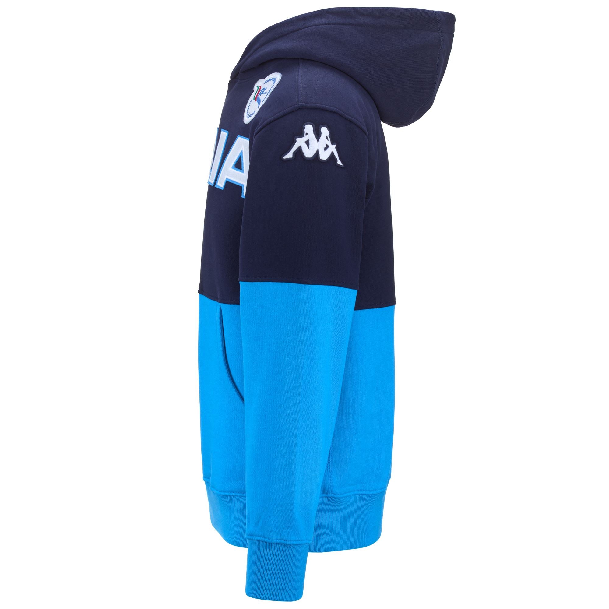 EROI HOOD ITALIA FICK - Fleece - Jumper - Unisex - BLUE MARINE-AZURE - Image 4