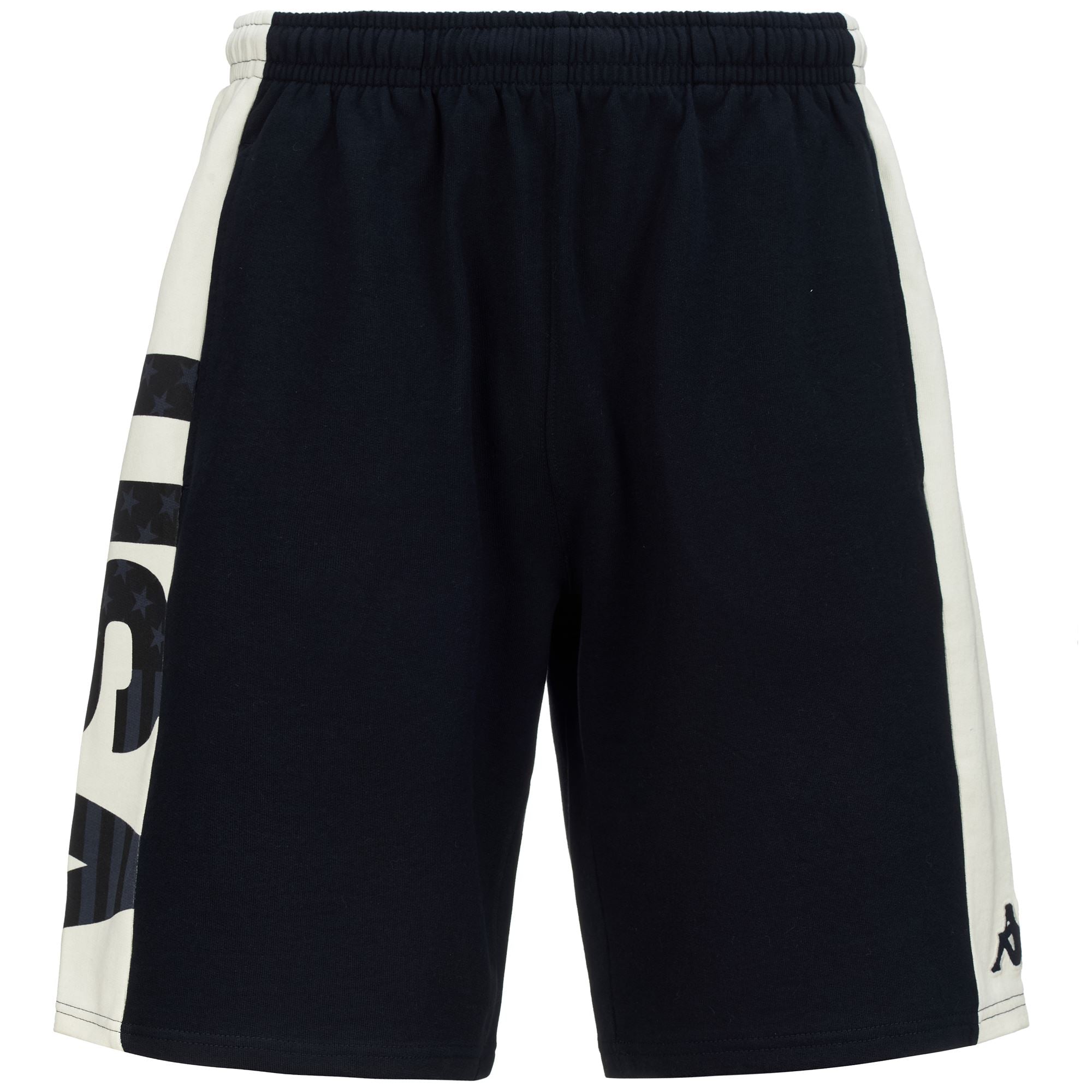 ALOZIP USA US - Shorts - Sport Shorts - Unisex - BLUE DK NAVY-WHITE MILK