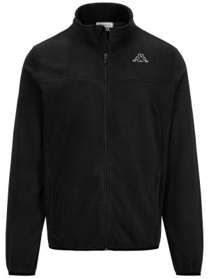 LOGO  SAURION SLIM - Fleece - Jacket - Man - BLACK