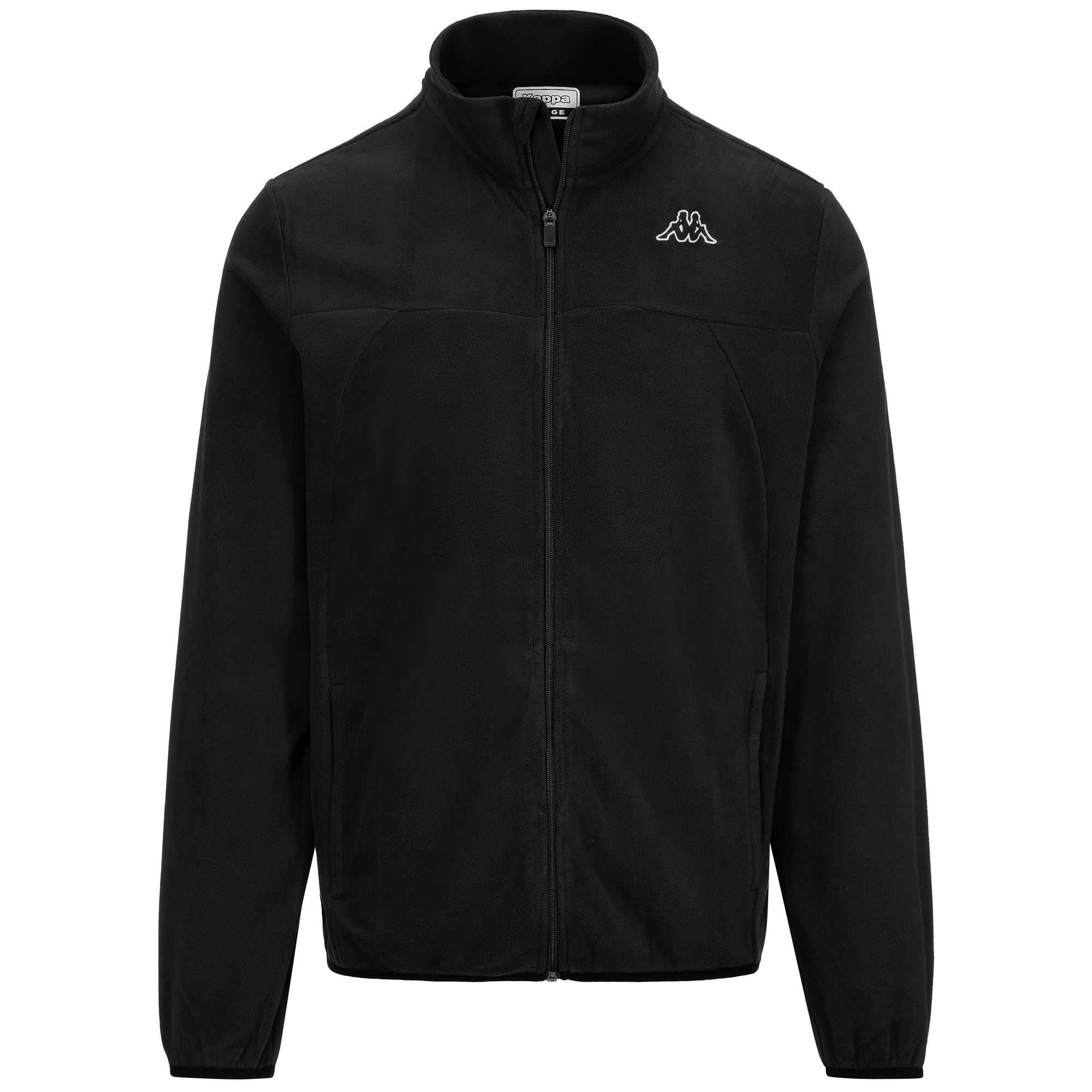 LOGO SAURION SLIM - Fleece - Jacket - Man - BLACK