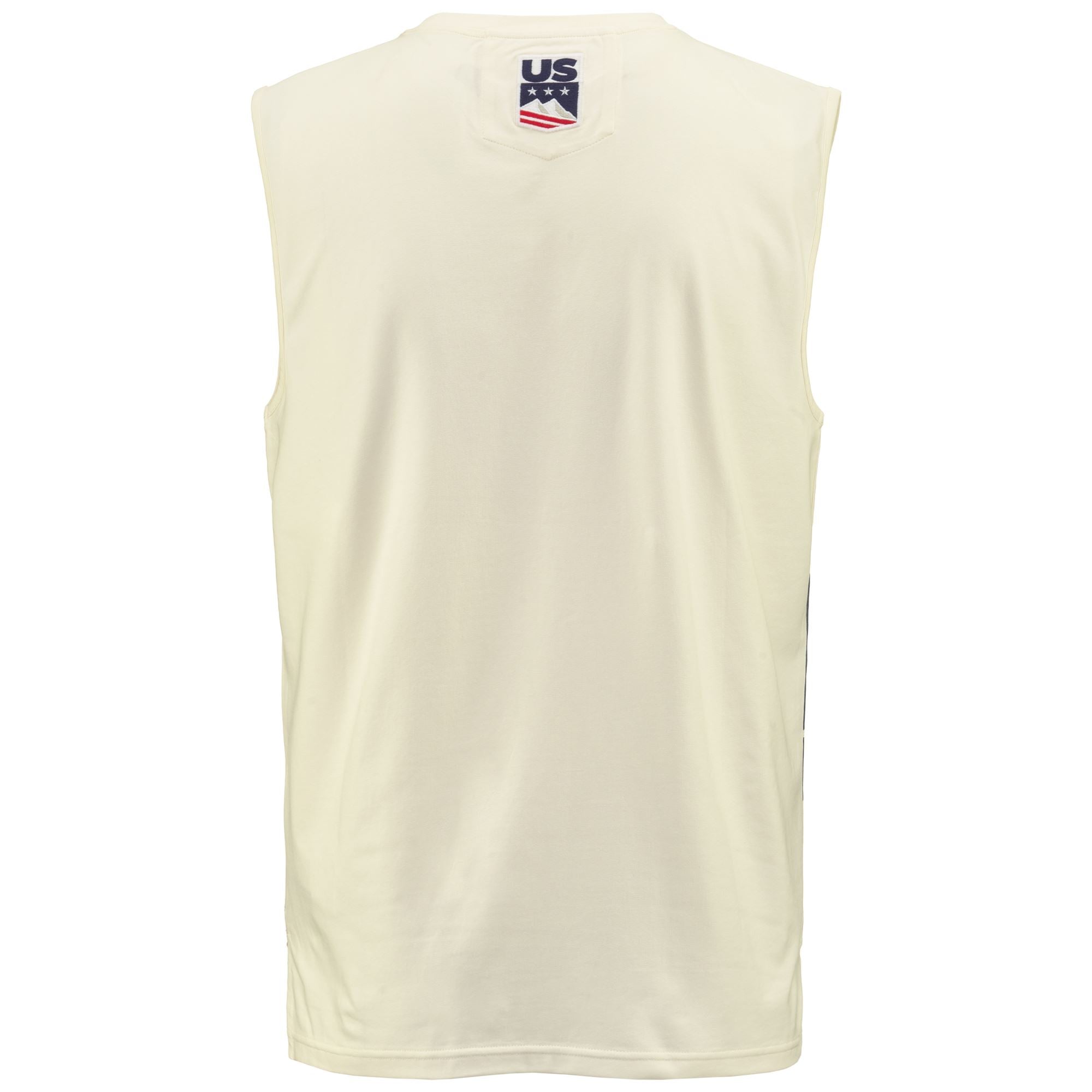 DRIDECA US - T-ShirtsTop - Tank - Unisex - WHITE MILK-BLUE DK-RED - Image 3