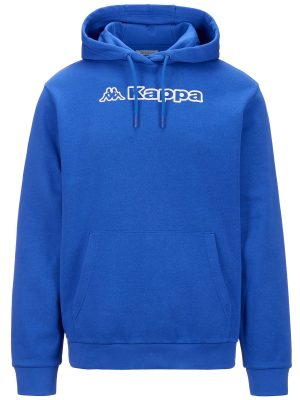 LOGO   FOGGHIO - Fleece - Hoodie - Man - BLUE ROYAL