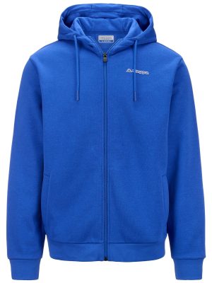 LOGO FEFFOX - Fleece - Hoodie Full Zip - Man - BLUE ROYAL