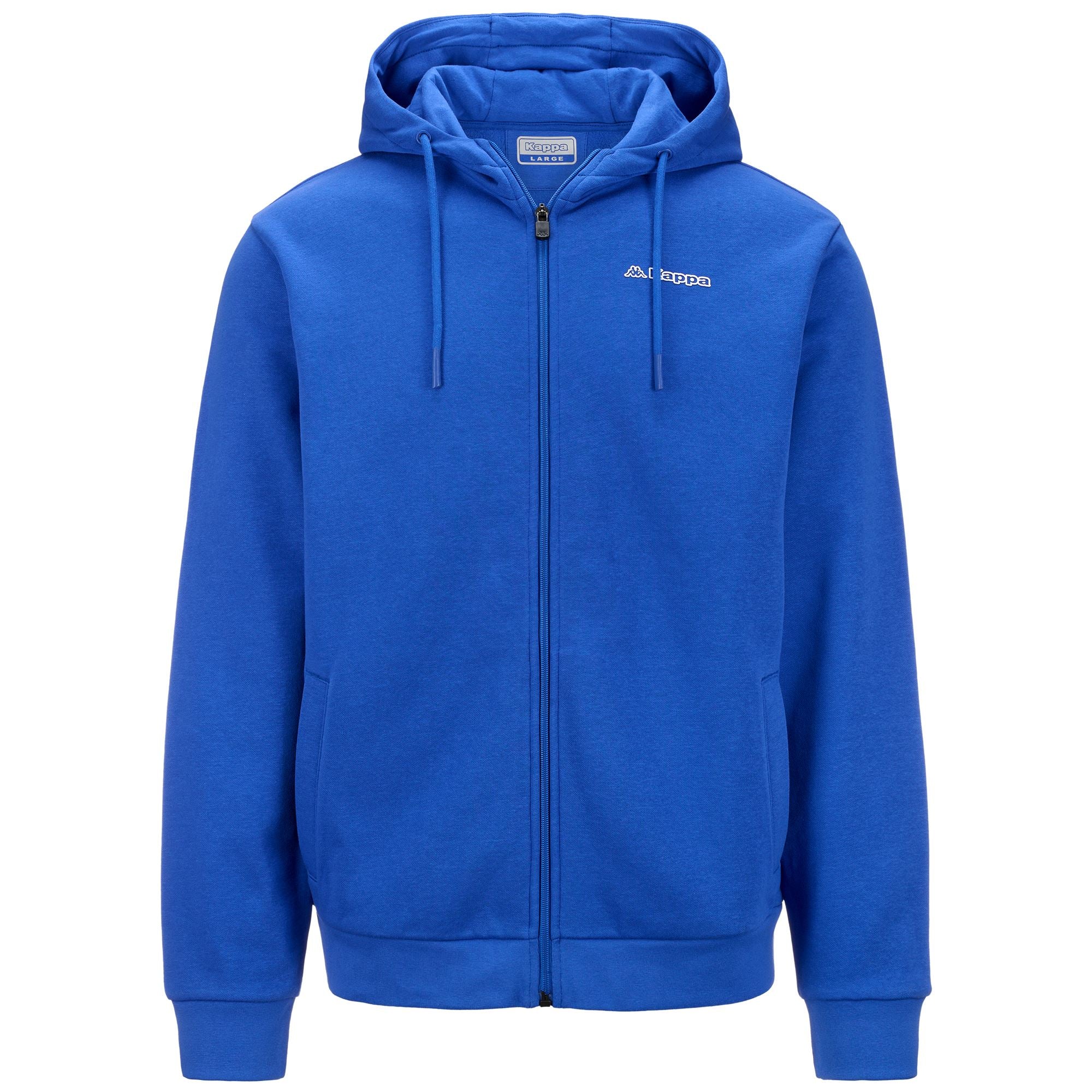 LOGO FEFFOX - Fleece - Hoodie Full Zip - Man - BLUE ROYAL