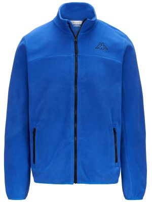 LOGO WIND - Fleece - Jacket - Man - BLUE ROYAL