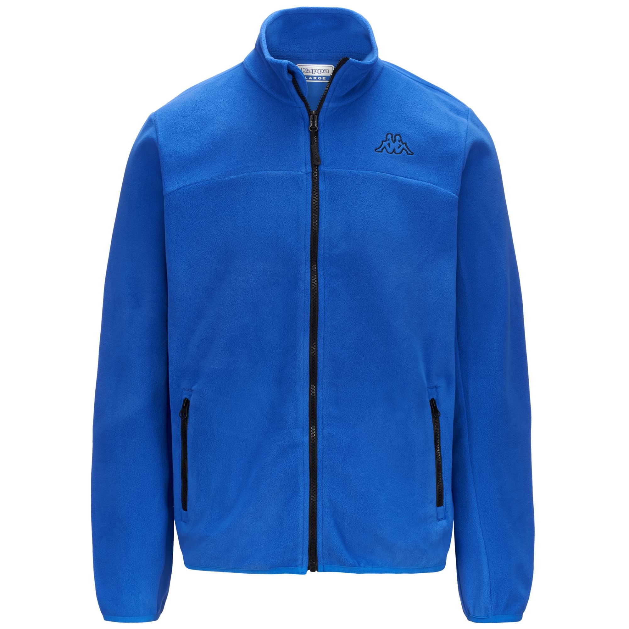 LOGO WIND - Fleece - Jacket - Man - BLUE ROYAL