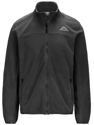 LOGO WIND - Fleece - Jacket - Man - GREY DK