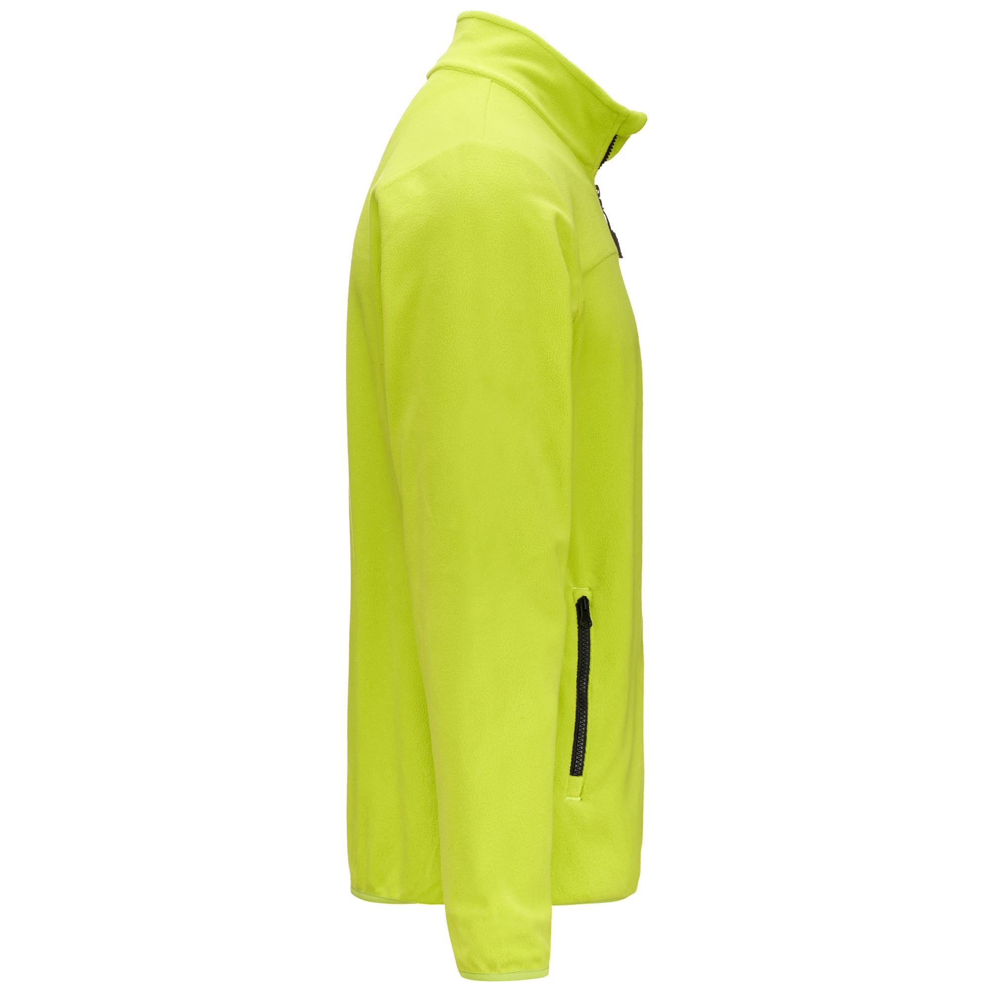 LOGO WIND - Fleece - Jacket - Man - GREEN LIME PUNCH-BLACK - Image 2