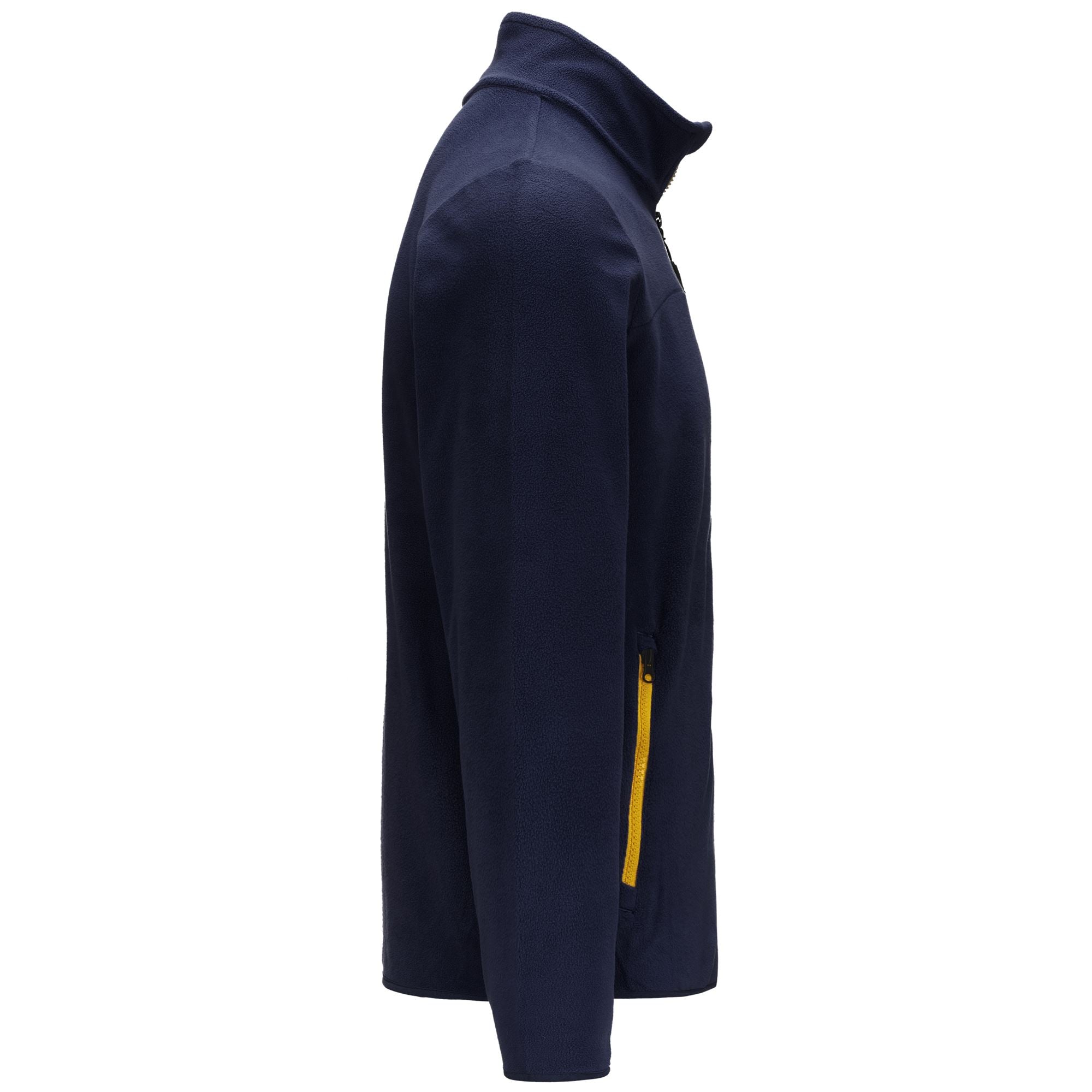 LOGO WIND - Fleece - Jacket - Man - BLUE DK-YELLOW - Image 2