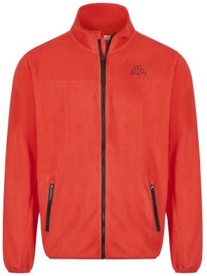 LOGO WIND - Fleece - Jacket - Man - RED ALERT