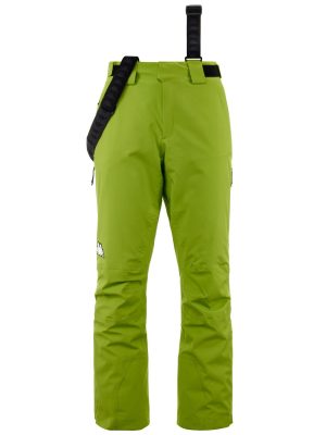 864 - Pants - Sport Trousers - Man - Green Glowing-Black
