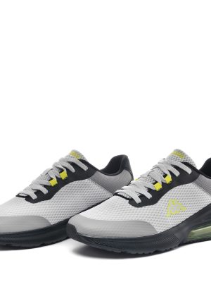 LOGO SUBBLE - Sneakers - Low Cut - Unisex - GREY LT LEAD-NEON LIME