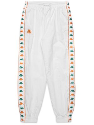 222 BANDA NELDO - Pants - Sport Trousers - Man - WHITE-GREEN TEE-ORANGE