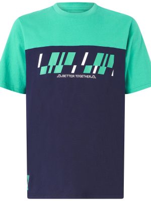 LOGO GATO - T-ShirtsTop - T-Shirt - Man - BLUE MARINE-GREEN BLARNEY