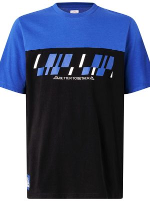 LOGO GATO - T-ShirtsTop - T-Shirt - Man - BLACK-BLUE ROYAL